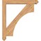 Ekena Millwork Westlake Arts and Crafts Smooth Bracket w/ Offset Brace, Western Red Cedar, 5 1/2"W x 34"D x 38"H BKT0604X34X38WTL03SWR - alternate 2